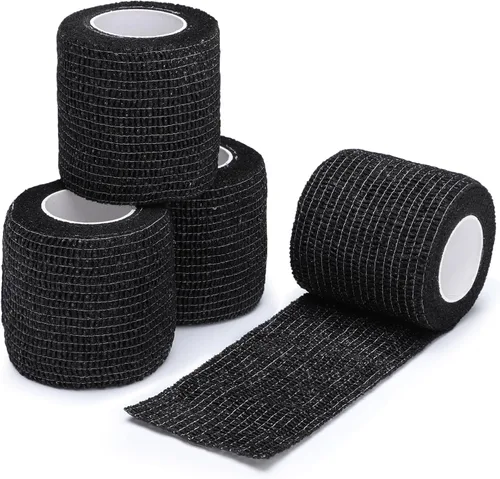 Vista 15 de DROK 4/10 Rollos de Cinta de Camuflaje Autoadhesiva, Vendaje de Camuflaje para Deportes al Aire Libre, Escalada, Camping, 2/3 Pulgadas x 4.5 Metros