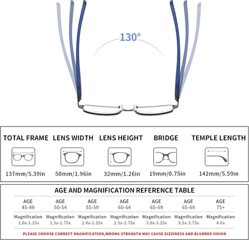 Vista 3 de CRGATV 3-Pack Reading Glasses for Men Blue Light Blocking Metal Full Frame Computer Readers Anti UV/Eye Strain/Glare