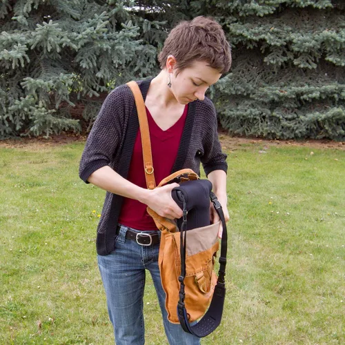 Vista 7 de OP/TECH USA Soft Pouch – Funda compacta para cámara digital, bolsa de accesorios ligera, funda de neopreno elegante para DSLR, perfecta para Negro