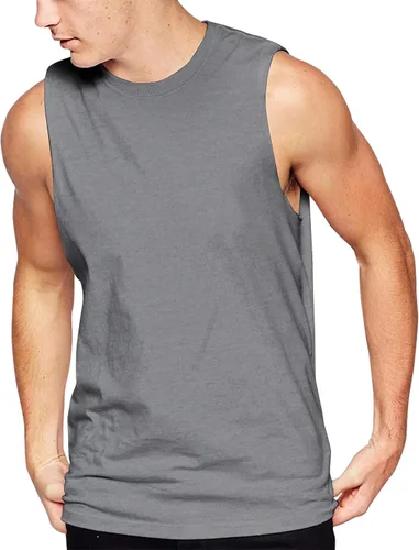 Hat and Beyond Camiseta deportiva sin mangas para hombre, para boxeo, gimnasio, entrenamiento