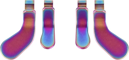 Vista 2 de marspell 4 PCS Metal Paddles, Back Hair Trigger Locks Replacement Parts for Xbox One Elite Series 2 ControllerElite Series 1 ControllerElite 2 Core