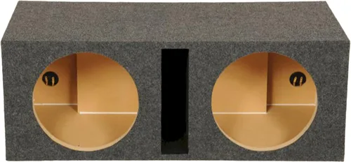 Vista 9 de Q Power HD212VL - Caja de subwoofer con doble ventilación de 12 pulgadas, carcasa con puerto extra grande de 2 agujeros con frontal MDF de 1