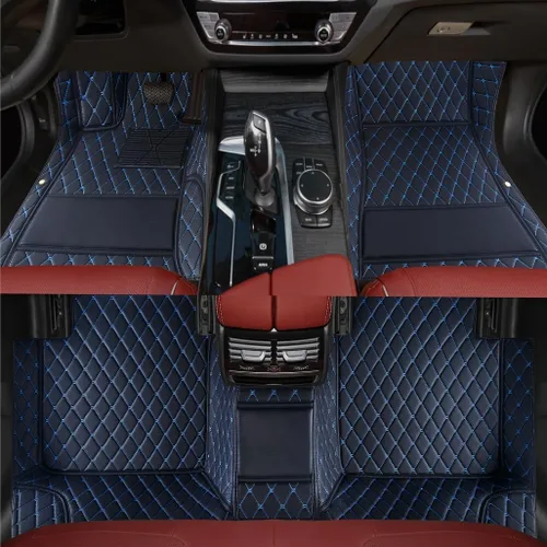 Vista 6 de alfombras de coche personalizadas para Mercedes-Benz A/B/C/E/S/ML/GL/GLA/GLC Clase W169 W203 GLE GLK GLS SL SLC SLK, antideslizantes, impermeables