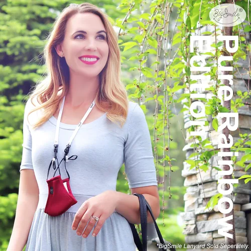 Vista 3 de BigSmile 5 máscaras faciales de tela para mujer, lavables, reutilizables, transpirables, ajustables