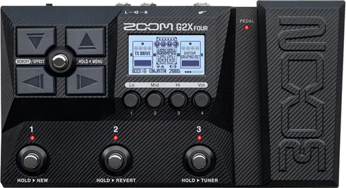 Vista 4 de Zoom Pedal de procesador multiefectos G2 Four