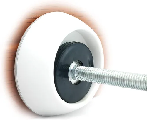 Vista 8 de vmaisi Protector de pared para puerta de bebé, protege las paredes y puertas de las puertas de mascotas y perros, puerta montada a presión