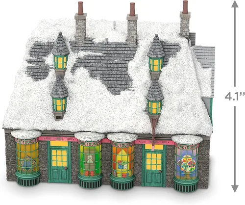 Vista 5 de Hallmark Keepsake Adorno de Navidad, dulce tienda de miel de Harry Potter, regalos para fanáticos de Harry Potter