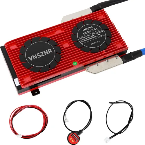 Vista 38 de LiFePO4 BMS 4S 12V 100A Sistema de Gestión de Batería de Fosfato de Hierro de Litio PCB Placa de Protección con Cables de Equilibrio para Paquete