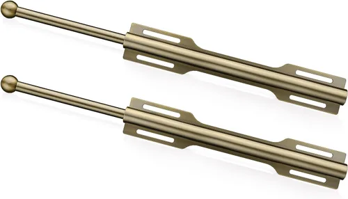 Vista 22 de FIRJOY Barra de valet de 12 pulgadas para armario extraíble (1 paquete, latón antiguo)