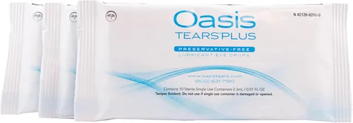 Vista 5 de Oasis lágrimas Plus preservative-free Lubricante Ojo gotas, 30 contenedores, 0,3 ml/0,01 FL oz