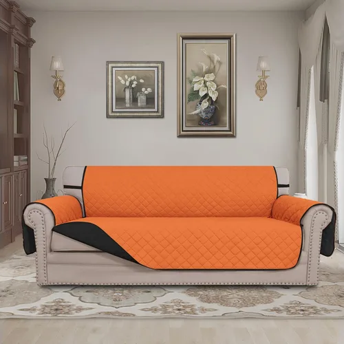 Vista 502 de Easy-Going - Funda reversible para sofá reclinable, resistente al agua, protector de muebles con correas elásticas, para mascotas y niños