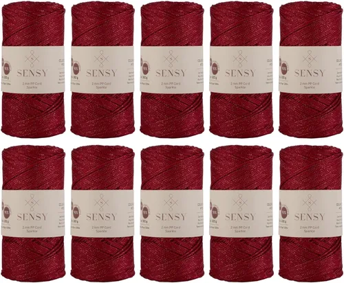 Vista 122 de Sensy Premium 2mm 229.5 metros de cuerda de poliéster 100% cordón de polipropileno Cordón de macramé 2mm Cordón para bolso de crochet Hilo