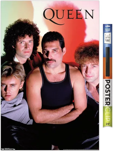 Vista 16 de Trends International Queen - Póster de pared en concierto, 14.725 x 22.375 pulgadas, versión enmarcada de madera de granero Versión enmarcada