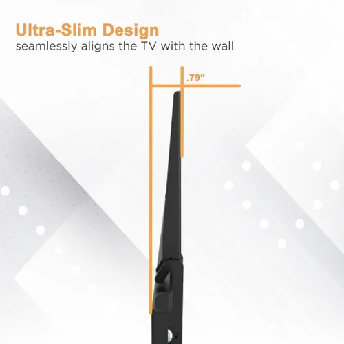 Vista 2 de MA551-PC5 - Soporte de pared para televisor NEC MA Series 55" 4K con computadora Intel Celeron - MA551-PC5 - Perfil bajo 1.7" desde la pared, ángulo