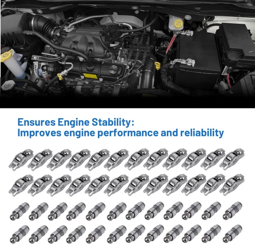 Vista 4 de Juego de 24 juntas de cubierta de válvula de elevadores de balancines para Dodge Journey Challenger 11-20 Durango Avenger Ram 1500 Grand Cherokee
