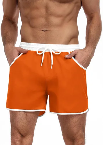 Vista 9 de COOFANDY Bañadores para Hombre de Secado Rápido Traje de Baño de Bloques de Color Shorts de Playa Traje de Baño con Forro de Malla