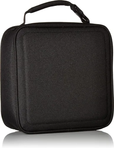 Vista 83 de Bolsa de almuerzo LEGO, duradera y aislada, con bolsillo de malla y compartimento con cremallera, perfecta para comidas sobre la marcha, negra