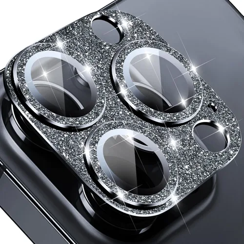 Vista 21 de Protector de lente de cámara para iPhone 15 Pro/Pro Max, aleación de vidrio templado, protección completa contra caídas, cubierta de lente de cámara