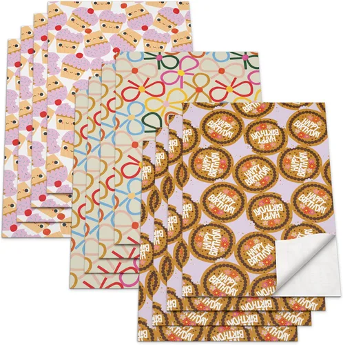 Vista 12 de American Greetings Hojas de papel de regalo con líneas de rejilla, latas (12 hojas, 30 pulgadas x 20 pulgadas)