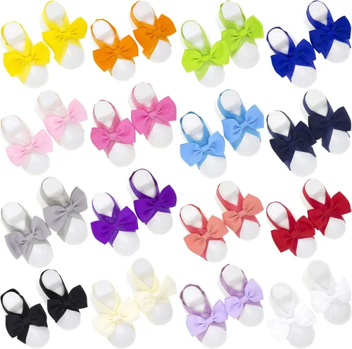 Toptim Sandalias descalzas para bebé niña de flor para niños pequeños recién nacidos (0-3T)