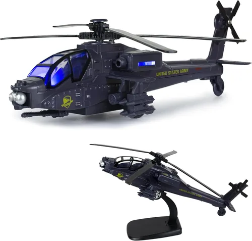 Vista 7 de Avión de Combate, juguete de avión de metal fundido con mecanismo de retroceso con luces intermitentes y sonidos, modelo de avión militar para niños
