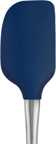 Vista 3 de Tovolo Flex-Core - Espátula con mango de acero inoxidable, cabeza de silicona resistente al calor y libre de BPA, segura para sartenes de hierro