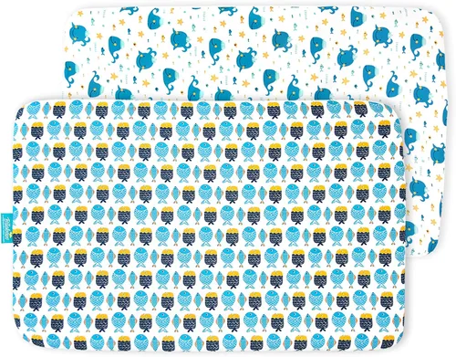 Vista 12 de Pack and Play Sábanas ajustadas, paquete de 2 sábanas para colchón Graco Pack n Play, sábanas para cuna pequeña para bebés niños y niñas