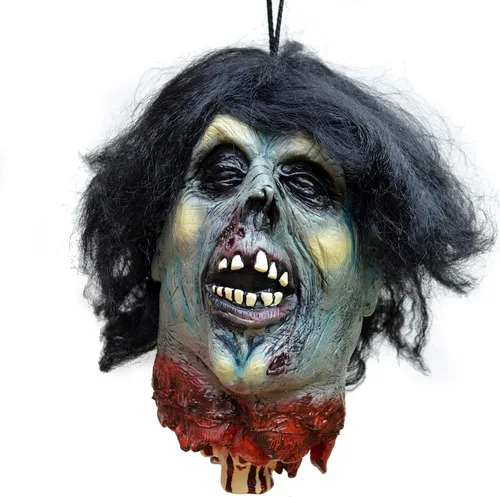 Acid Tactical Accesorios de Halloween aterradores de tamaño real Walking Dead Zombie Podredumbre Cadáver Cabeza cortada