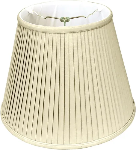 Vista 15 de Royal Designs - Pantalla básica plisada lateral profunda imperio, beige, 7.5 x 12 x 9.5 pulgadas, BS-729-12BG