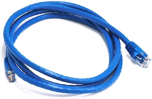 Vista 34 de Monoprice 100FT 24AWG Cat6 550MHz UTP Ethernet Cable de red de cobre desnudo - azul