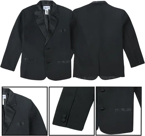 Vista 5 de Spring Notion conjunto de esmoquin calce clásico para niños, sin cola