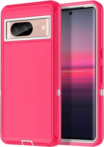 Vista 37 de I-HONVA Funda para Google Pixel 7 a Prueba de Golpes/Polvo/Caídas de 3 Capas con Protección Completa del Cuerpo [Sin Protector de Pantalla] Funda