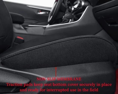 Vista 4 de coverdream Fundas de Asiento de Tela de Ajuste Personalizado para Toyota RAV4 2019-2024 2025 LE,XLE,XLE Premium,Limited, Completamente Cubiertas