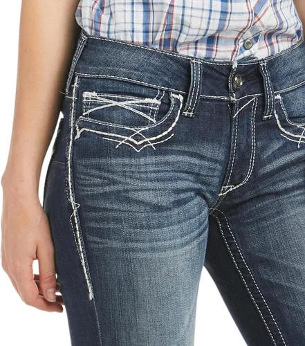 Vista 5 de ARIAT Jeans de equitación reales de tiro medio para mujer, talla grande, talla grande, 10017510-Plus