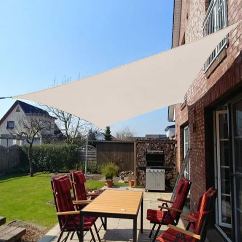 Vista 8 de Coarbor Toldo rectangular impermeable de 8 x 12 pies para dar sombra a patios, exteriores, patio, jardín, pérgola, beige