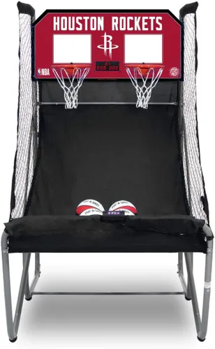 Vista 37 de Pop-A-Shot - Home Dual Shot Arcade Basketball Game with NBA Graphics l Sensor Scoring l 16 Game Modes l 7 Balls l Foldable Storage l for All NBA Fans