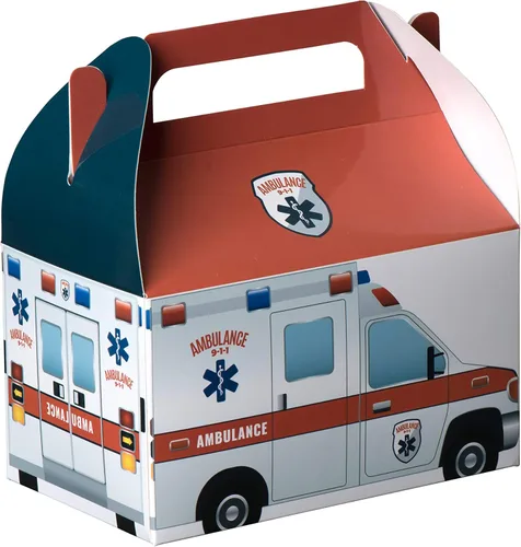 Hammont Cajas de papel (10 unidades) - Cajas de galletas para regalos de fiesta, bonitos diseños, perfectas para fiestas y celebraciones, 6.25 x