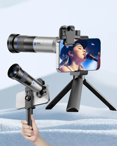 Lente de Cámara para Teléfono 28X HD Telefoto, Artefacto de Filmación Nocturna, Distancia Larga/Retratos/Fotografía Macro, para la mayoría de iPhone