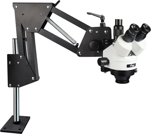 Vista 8 de Vision Scientific Microscopio multidireccional con zoom binocular VS-11E Ocular de campo ancho 10x Rango de zoom de 0.7X—4.5X, rango de aumento