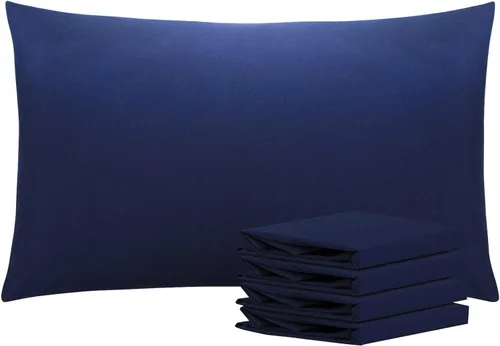 Vista 77 de NTBAY Juego de fundas de almohada estándar, paquete de 2 fundas de almohada de microfibra cepillada de 20 x 26 pulgadas, suaves, sin arrugas