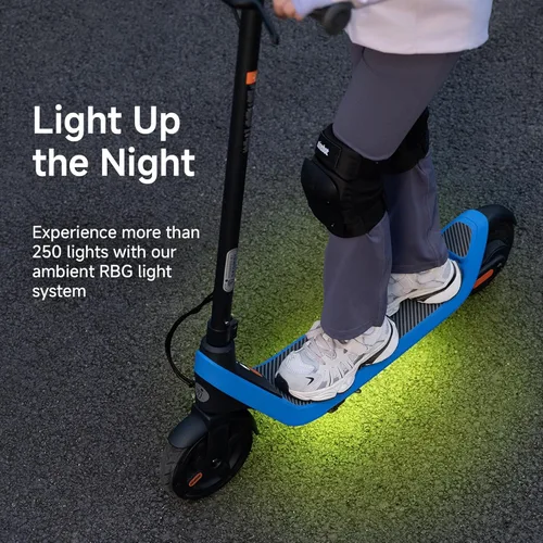 Vista 10 de Segway Ninebot eKickScooter - Electric Scooter for Kids 6-14, w/t Adjustable Handlebar Height (Only C2 Pro) for Riders up to 132 lbs, Includes New