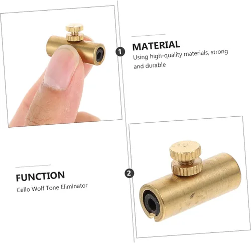 Vista 6 de 8 piezas de instrumento de sonda de lobo para violonchelo, piezas de instrumento, supresor de notas de lobo, silencio, silencio, nota de lobo