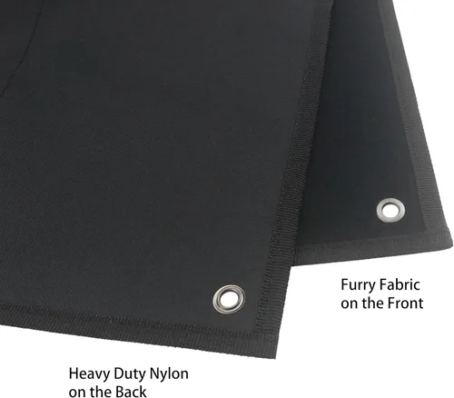 Vista 6 de Panel de Exhibición de Parches Tácticos Soporte Tablero para Emblemas de Uniforme de Moral de Combate del Ejército Militar con Gancho y Bucle, 43