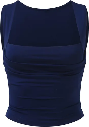 Vista 5 de Women Short Sleeve T Shirts Crewneck Slim Fitted Crop Top Cute Basic Tee Going Out Tops 2024 Fashion Y2K Tight Blouse