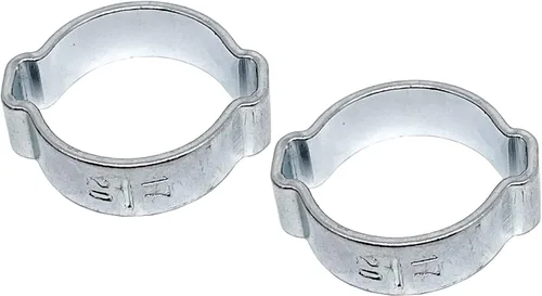 Vista 10 de 20 clips de manguera de oreja ajustables de 0.27 a 0.27 pulgadas, abrazadera de manguera de dos orejas, abrazaderas de manguera de doble oreja