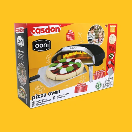 Vista 7 de Casdon Ooni Koda Pizza Oven Toy Pizza Oven For Children Aged 3+ Features Real Flame-Effect Light!