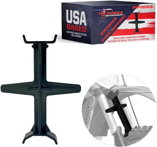 Pit Posse PP106S - Soporte de horquilla de motocross para suspensión de horquilla para resortes, horquilla de repuesto, pequeño, 7.75 pulgadas de