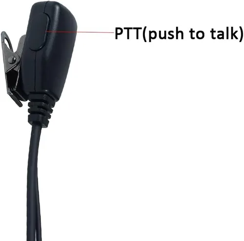 Vista 5 de Auriculares en forma de G Walkie Talkie con micrófono PTT compatibles con Cobra Microtalk PX650 Cxt195 Cx112 PX655 ACXT1035r ACXT145 ACXT545 RX385