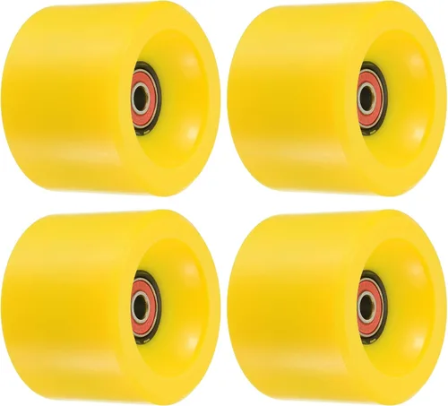 Vista 6 de PATIKIL Ruedas de Longboard 78A con rodamientos ABEC-9, ruedas de crucero suaves para patinetas, ruedas de patineta de poliuretano