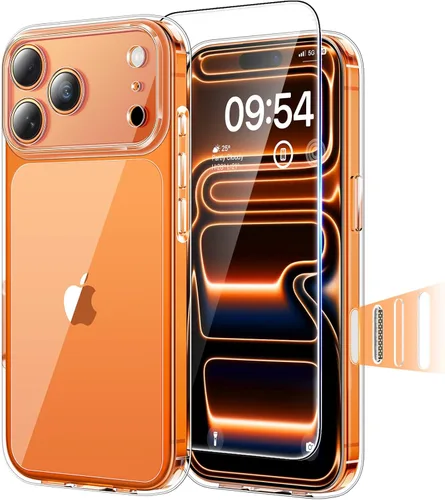 Vista 30 de TAURI Funda para iPhone 17, antiamarilleamiento con protector de pantalla, protección de grado militar, a prueba de golpes, delgada para iPhone 17